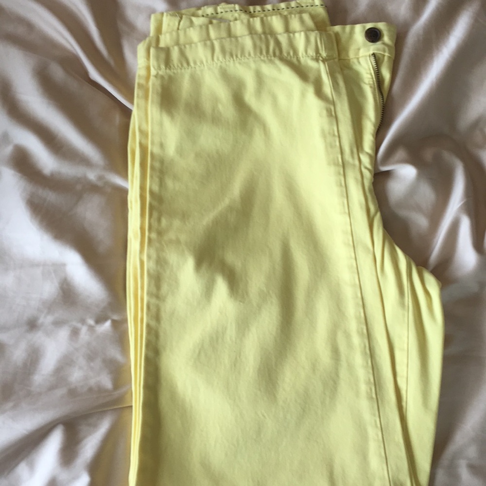 Yellow Brooks Brothers Chino Pant